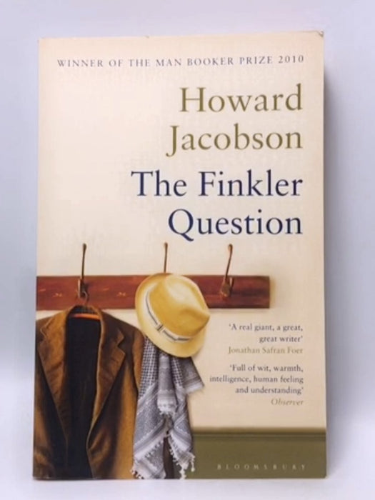 The Finkler Question - Howard Jacobson; 