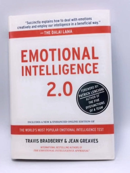 Emotional Intelligence 2.0 - Hardcover - Travis Bradberry; Jean Greaves; 