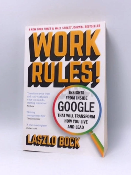 Work Rules - Bock, Laszlo; 