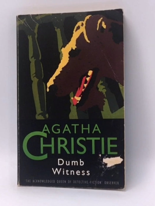 Dumb Witness - Agatha Christie; 