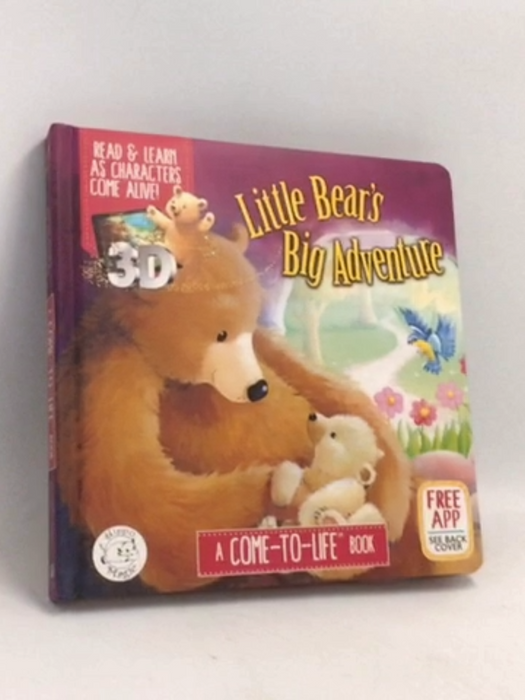 Little Bear's Big Adventure: A Come-To-Life Book- Board Book - Julia Hibery