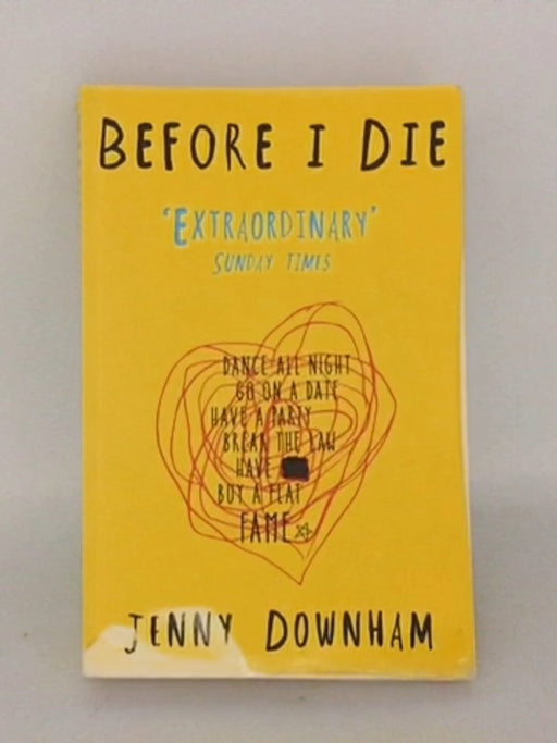 Before I Die - Jenny Downham; 