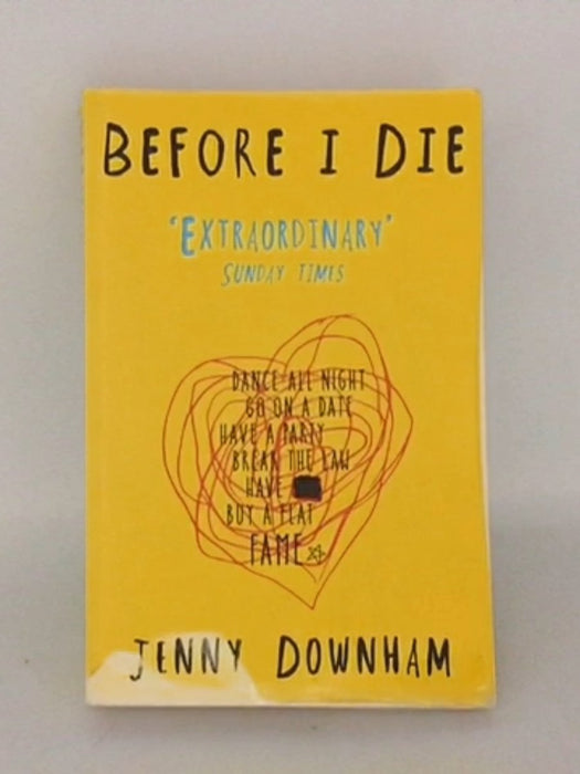 Before I Die - Jenny Downham; 