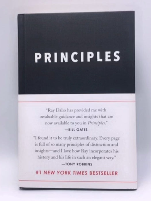 Principles - Hardcover - Ray Dalio; 