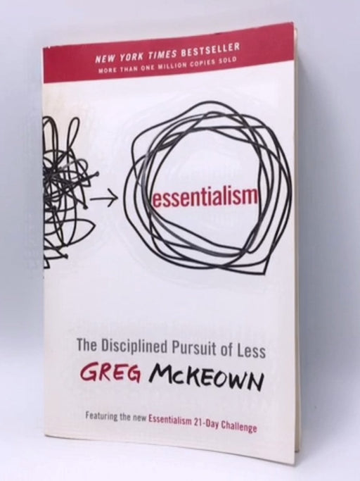 Essentialism - Greg McKeown; 