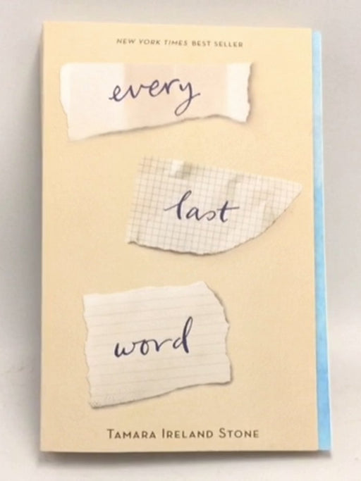 Every Last Word - Tamara Ireland Stone; 