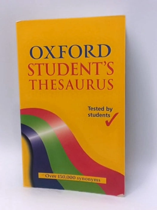 Oxford Student's Thesaurus - Robert Allen; 