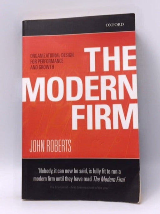 The Modern Firm - John Roberts; 