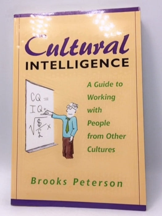 Cultural Intelligence - Brooks Peterson; 