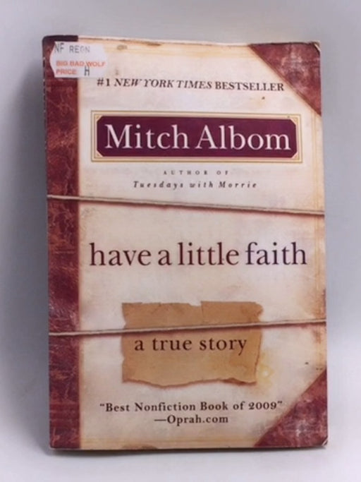 Have a Little Faith - Mitch Albom; 