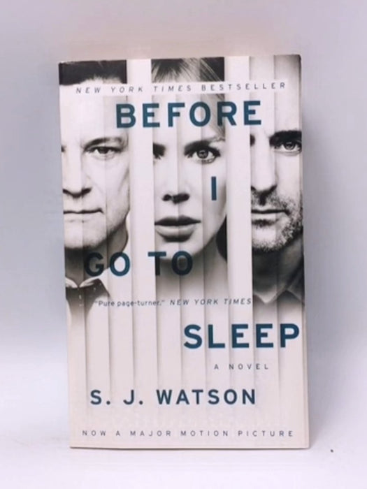 Before I Go To Sleep  - S. J. Watson