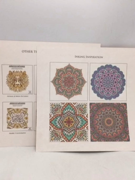 Stress Relieving Colouring Projects - Mandala Patterns - Blissful Escape