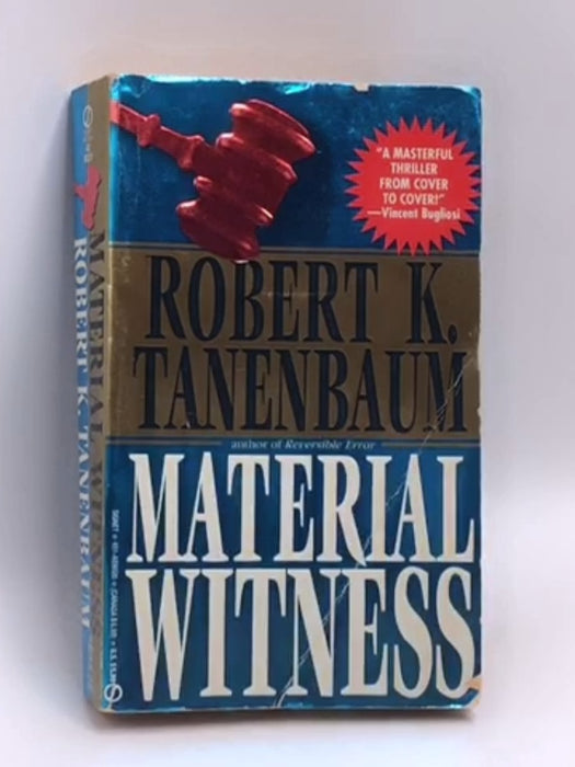 Material Witness - Robert Tanenbaum; 