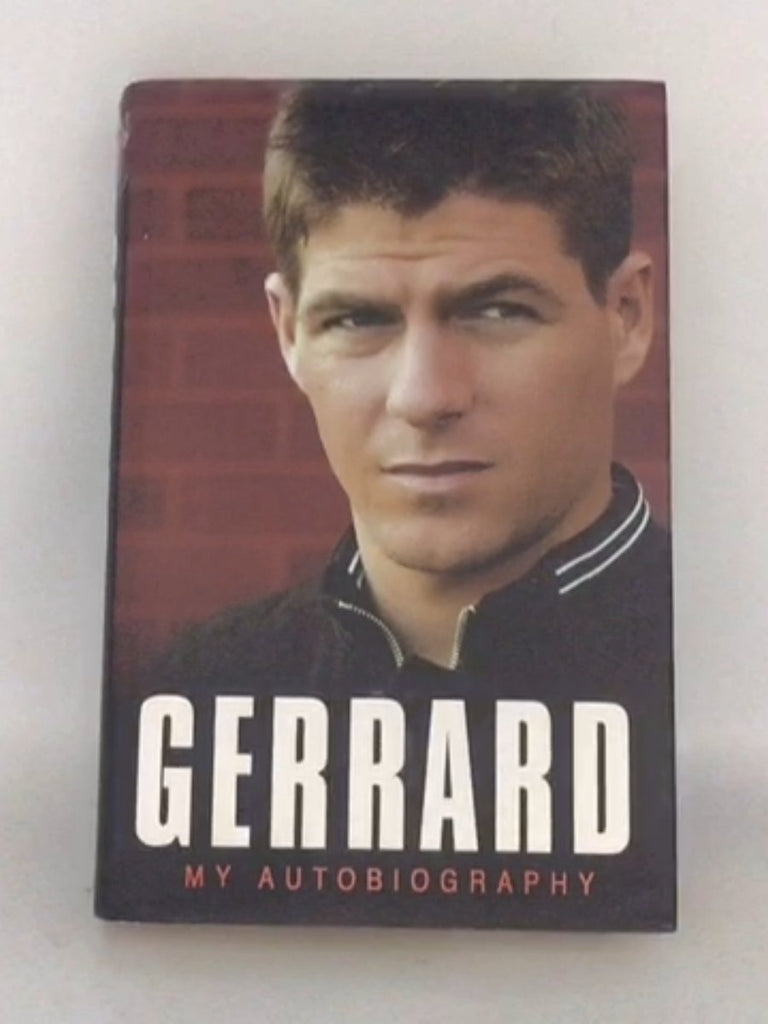 入手不可能！ジェラード自伝 GERRARD My Autobiography Gerrard- Hardcover by Steven Gerrard; H – Online Book Store – Bookends