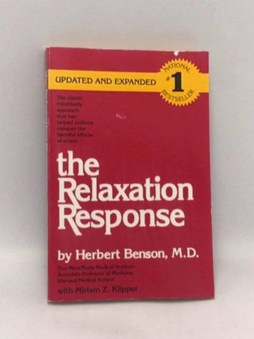 The Relaxation Response - Herbert Benson ,  Miriam Z. Klipper