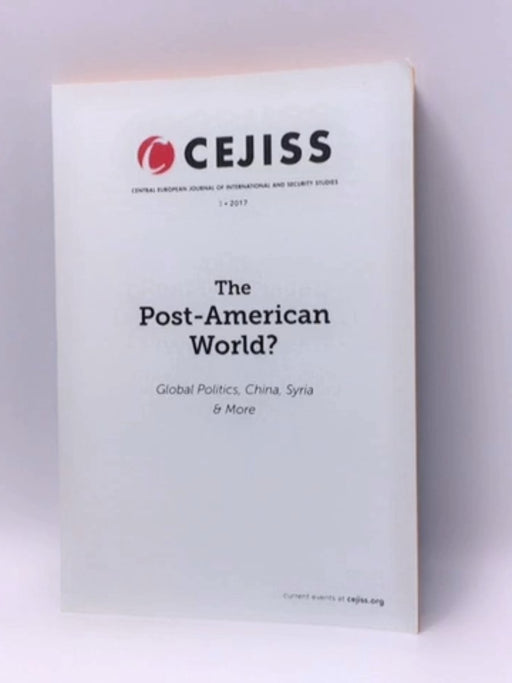 The Post-American World - Metropolitan University