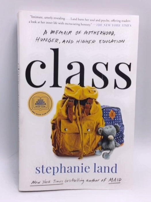 Class - Stephanie Land; 