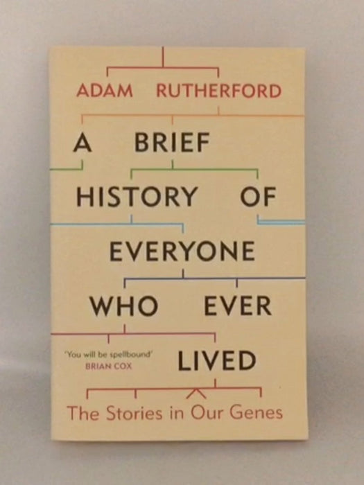 A Brief History Of Everyone Ever Lived - Rutherford, Adam; 