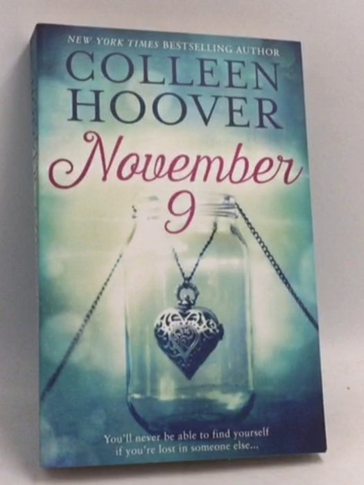November 9 - Colleen Hoover;