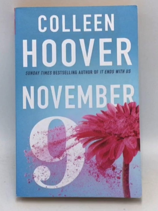 November 9 - Colleen Hoover;