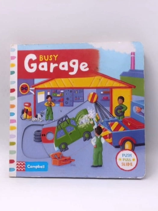 Busy Garage- Boardbook  - Rebecca Finn; 