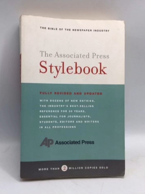 The Associated Press Stylebook - Norm Goldstein; 