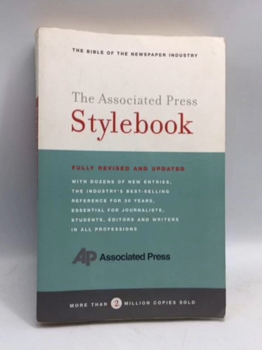 The Associated Press Stylebook - Norm Goldstein; 