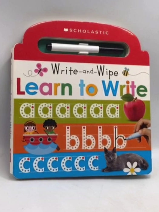 Wipe Clean Workbooks 1- Board Book - Scholastic