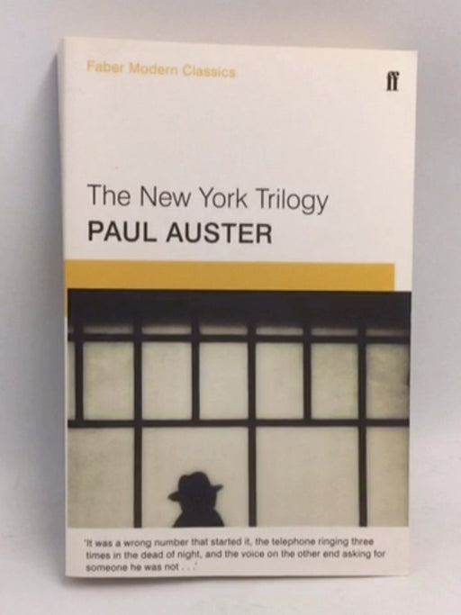 The New York Trilogy - Paul Auster; 