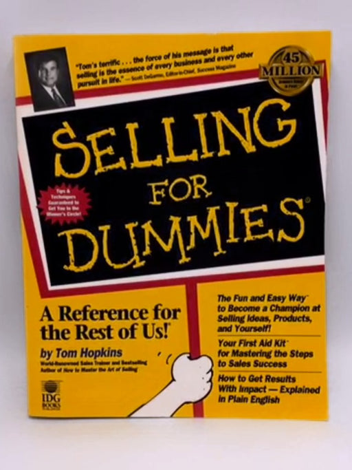 Selling For Dummies - Tom Hopkins; 