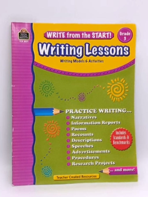 Write from the Start! Writing Lessons Grd 3 - Jane Baker; 