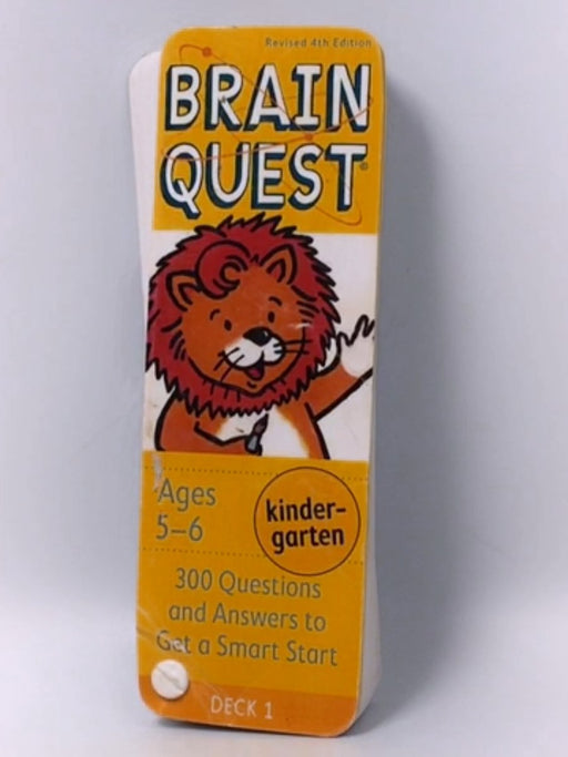 Brain Quest Kindergarten: 300 Questions and Answers to Get a Smart Start - Workman Publishing Company