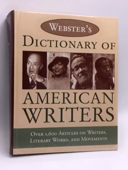 Webster's Dictionary of American Writers- [Hardcover] - Merriam-Webster
