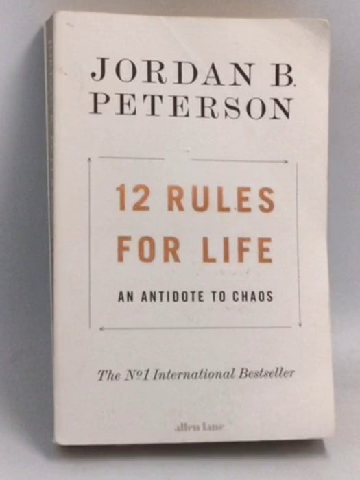 12 Rules For Life  - Peterson, Jordan B.; 