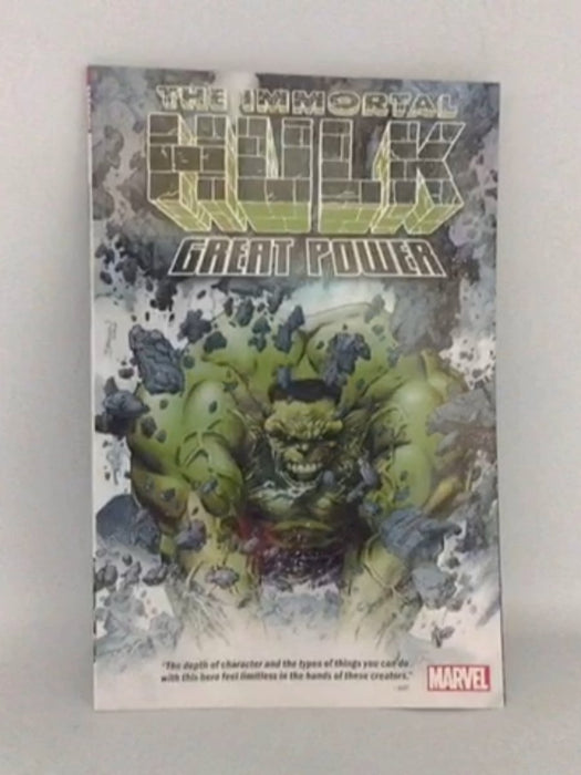 Immortal Hulk: Great Power - Tom Taylor; Jeff Lemire; Declan Shalvey; 
