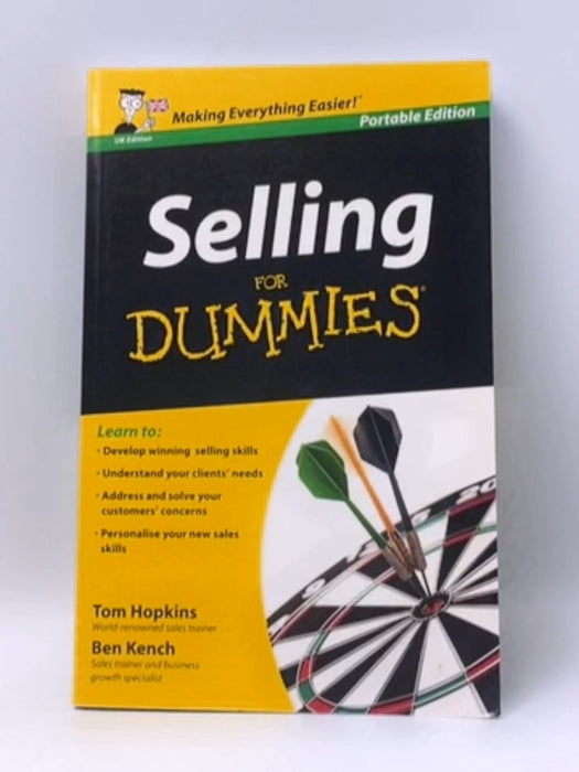 Selling for Dummies - Tom Hopkins; Ben Kench; 