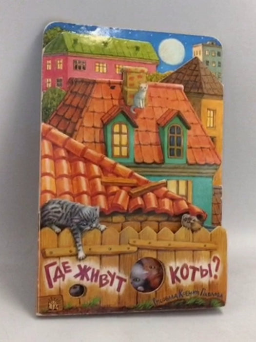 Gde zhivut koty?- Board Book - Pavlova Kseniia