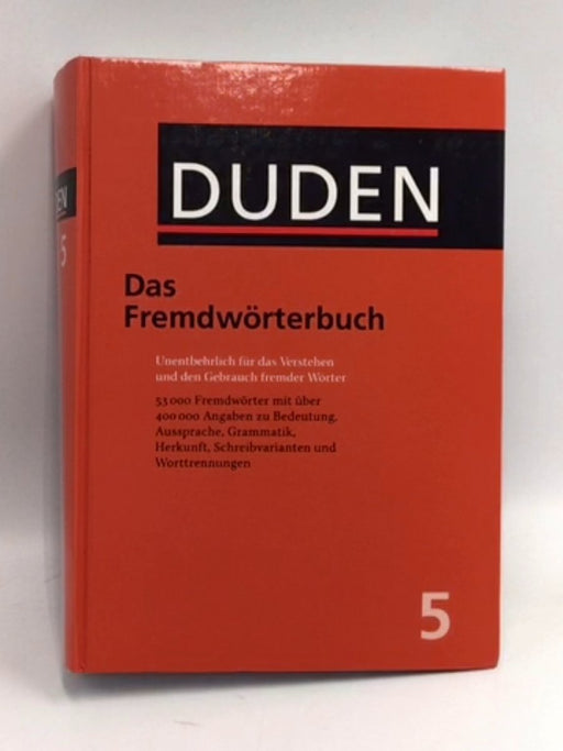 Duden Fremdworterbuch (German Edition) - Hardcover - Dudenredaktion