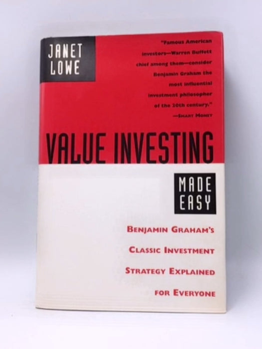 Value Investing Made Easy- Hardcover  - Janet Lowe; 