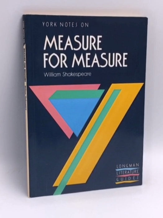 York Notes on "Measure for Measure" - John Saunders; 
