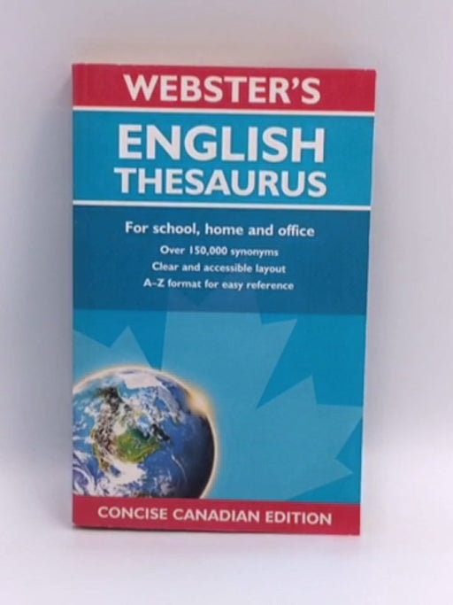 Webster's English Thesaurus - Webster