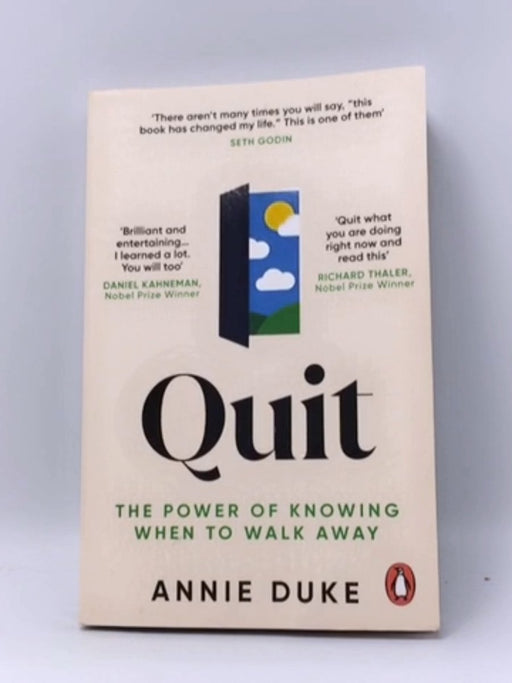 Quit - Annie Duke; 