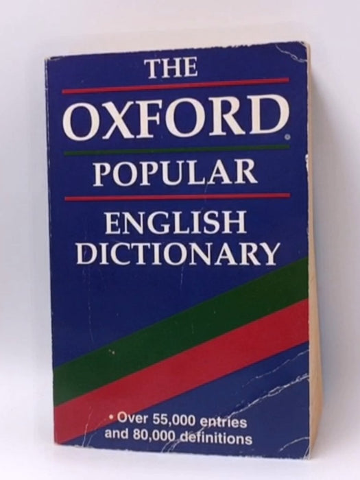 THE OXFORD POPULAR ENGLISH DICTIONARY - oxford