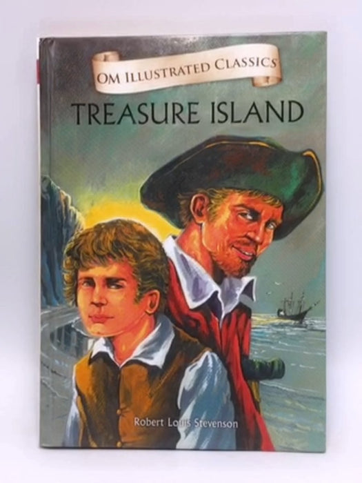 Om Illustrated Classics Treasure Island - Hardcover - Robert Louis Stevenson