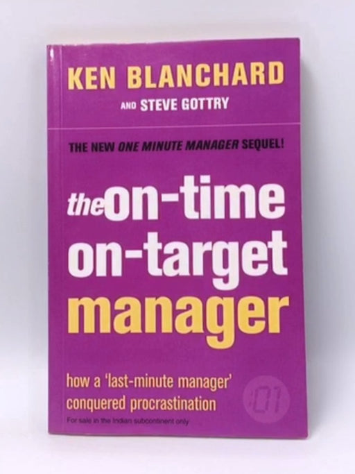 The On Time On Target Manager - Ken Blanchard; 