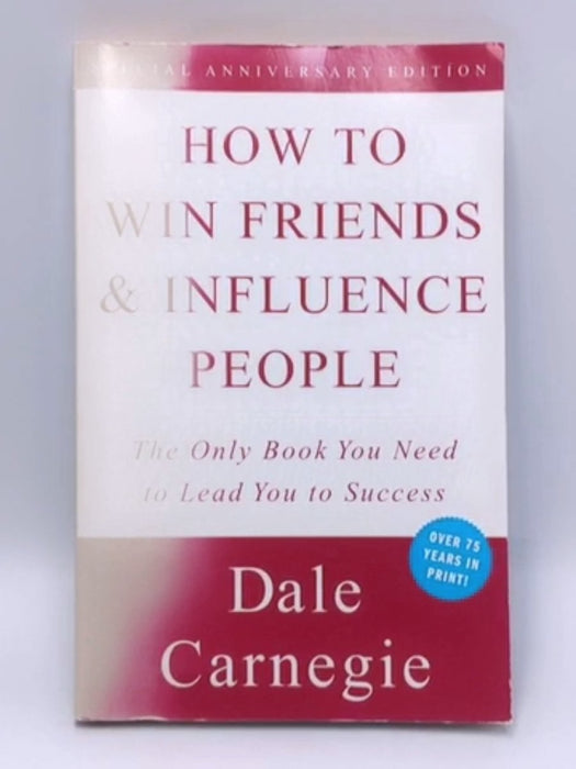 How to Win Friends and Influence People- Hardcover - Dale Carnegie