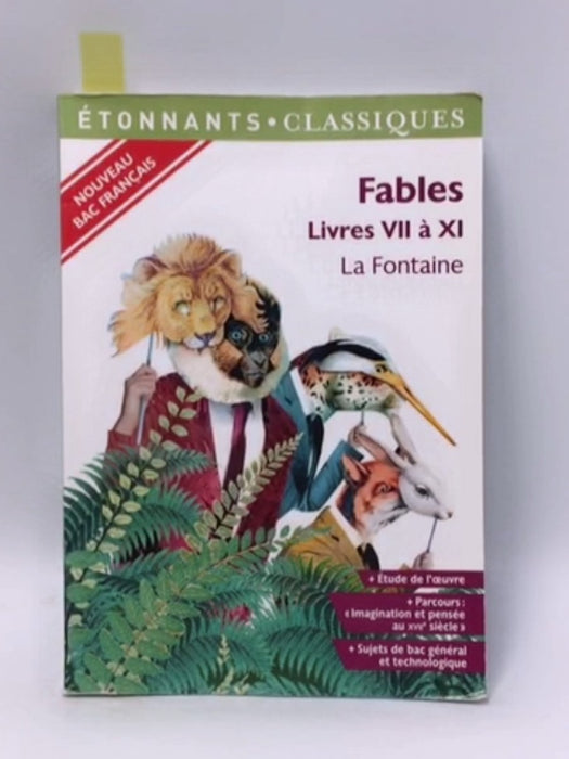 Fables: Livres VII à XI - Jean de la Fontaine ,  Delphine Urban