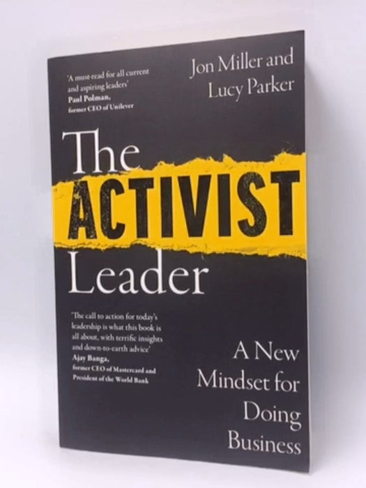 The Activist Leader - Lucy Parker; Jon Miller; 