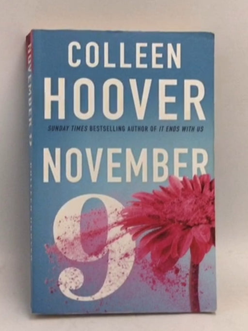 November 9 - Colleen Hoover;