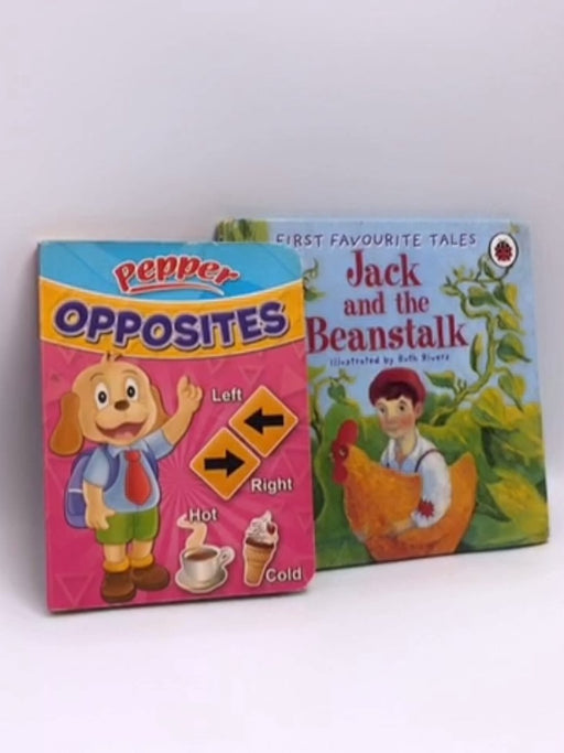 Pepper Board Book Opposites & jack and the Beanstalk - 